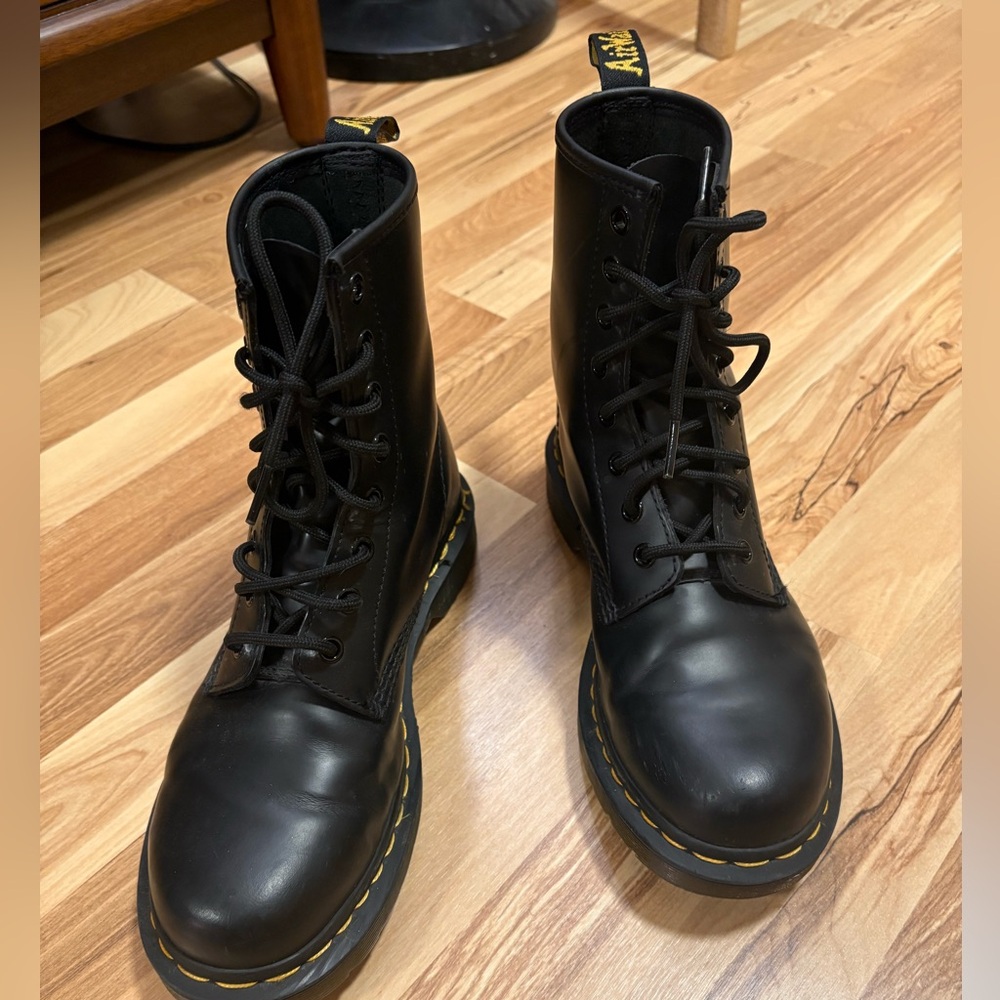 Dr. Martens Black Combat Boots